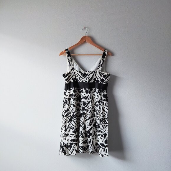 Ann Taylor Black and White Mini Dress - Picture 2 of 5